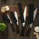 1PC Black Plastic Knife Sheath Protector Chef Knife Case Santoku Slicing Knife Blade Cover Kitchen