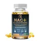 Greensure NAC Glutathione Capsules N-Acetyl Cysteine 1200 mg Support for Liver Lung | Amino Acid