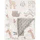 Soft Doudou Blanket for Newborn Baby Swaddle Blanket Cartoon Print Stroller Blanket Fleece Baby