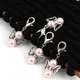 5 PCs/Set Knitting Needles Stitch Markers Zinc Based Alloy Round Bead Angel Shape Pendant Sewing