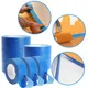 50m/Roll Blue Paint Washi Tape Multi-Surface Masking Removal For Security Wall Painting Crafts Art