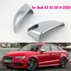 Car Mirror Cover For Audi A3 S3 8v 2013- 2019 Matte Chrome Silver Rearview Mirror Cover Protection