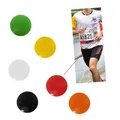 4pcs Marathon Race Number Magnetic Race Bib Holders Running Fix Clips Number Belt Cloth Buckle