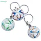 1PC Sports PU Leather Football Souvenir Key Chain Men Women Soccer Fans Keychain Pendant Key Ring