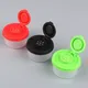 Mini Salt And Pepper Shaker Picnic Outdoor Kitchen Lunch Box Travel Spice Clear Colored Lid Plastic