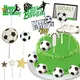 Soccer Cake Topper Happy Birthday Sign Soccer Player Cake Decors Soccer Themed Party Football Theme