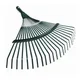 Garden Leaf Rake Hay Deciduous Farming Rake 22-tooth Garden Tool Without Handle Home Garden Ripper