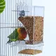 Bird Feeder Automatic Parrot Feeder Beverage Acrylic Seed Food Container Small And Medium-Sized