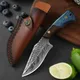 Stainless Steel Boning Knife Handmade Forge Knife Meat Cleaver Kitchen Chef Knife Butcher Knife