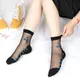 Sexy fishnet Women Lace Ruffle Soft Comfy Sheer Silk Elastic Mesh Knit Frill Trim Transparent Ankle