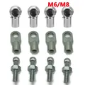 4Pcs M8/M6 Universal 10mm Rear Boot Front Bonnet Gas Strut End Fitting Connector Ball Pin Joint