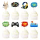 GamePad Cake Topper Happy Birthday Wedding Game on Kids Boys Party Baby Shower Cupcake Toppers