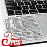 Adesivo per tasti di scelta rapida per Mac OS System 2024 nuovo adesivo per tasti di scelta rapida