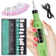 CNHIDS Professional Nail Drill Machine Electric Manicure Milling Cutter Set Nail Files Drill Bits