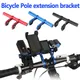 Bicycle Handlebar Extender Aluminum Mountain Bike Road Bike Flashlight Holder Bracket Outdoor Riding