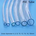 1M/3M/5M Transparent PVC Plastic Hoses High Quality Water Pump Tube 4 6 8 10 16 18mm Inner Diameter