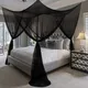 Baby Mosquito Net Palace Four Door King/Queen Double Size Home Single Bed Prevent Insect Outdoor