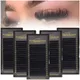 Lashprofessor 5 Cases/Lot 16Rows Classic Individual Eyelash Extension Matte Black Russian Volume