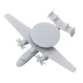 5PCS 1/2000 1/700 1/350 Scale Shipborne Early Warning Aircraft Resin Model Air Early Alarm Airplane