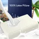 Natural 100% Latex Neck Memory Pillows Thailand latex pillow adult children cervical spine massage