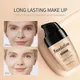 30ml Liquid Foundation Waterproof Makeup High Coverage Concealer Long-lasting Cover Dark Circle