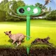 Ultrasonic Animal Repeller Solar Powered Animal Repeller Outdoor Dog Cat Bird Repellent with Motion