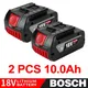 BAT610G+AL1820CV for Bosch professional 18V 6.0AH Li-ion battery replacement with LED & for Bosch