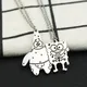 Lovely BFF SpongeBob SquarePants Patrick Star Pendant Necklace For Boy Girl Couple Accessories Ins