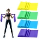 Resistance Bands Set TPE Elastic Band 4 Resistance Levels Exercise Workout Recovery Fitness Yoga