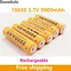 New18650 Battery 3.7V 9900mAh Rechargeable Liion Battery for Led Flashlight Torch Batery Litio