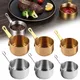 60/80/100ml Mini Sauce Pan Pot Gravy Stainless Steel Milk Pot Mini Sauce Pan Non Stick Small