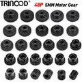 TRINOOD Steel 48P Motor Gear Pinion 17-45T for 5mm Shaft 1/10 1/8 1/6 1/5 RC Buggy Monster Truck