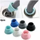 4PCS Drain Pipe Hose Silicone Plug Wash Machine Pipe Connector Tools Sealing Plug Sewer Pipe