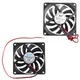 12V 2-Pin 80x80x10mm PC Computer CPU System Heatsink Brushless Cooling Fan 8010 Desktop PC Chassis