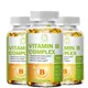 BBEEAAUU Organic Vitamin B Complex Capsules Vitamin B1 B2 B3 B5 B6 B12 VC Biotin&Coenzyme Q10 for