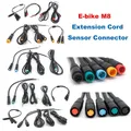 Signal Speed Sensor Extension Cable M8 E-bike Line 2 3 4 5 6 8 Pin Electric Bicycle Waterproof Joint