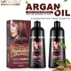Mokeru Natural Organic Brown Hair Color Permanent Hair Coloring Shampoo Long Lasting Hair Dye
