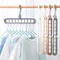 1/4Pcs Nine Hole Magic Hanger Closet Organizer Multifunctional Space-saving Clothe Hanger Clothes