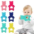 Baby Creative Toys New cartoon animal bear teething stick baby bite bite music Silicone teething