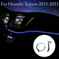 Interni auto LED Cruscotto Telaio Trim Atmosfera Luce EL Cablaggio Striscia al neon Lampada