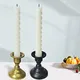 Vintage Metal Candlestick Candle Holders Pillar Iron Art Candlestick For Wedding Party Decor Mini