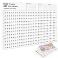 2024 Wall Hanging Calendar Kawaii Yearly Planner Sheet Memo Pad To Do List Agenda Schedule Organizer