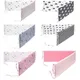 Baby Bed Crib Bumper Newborns Surrounding Barriers Zipper Cotton Bed Fence Braid Infant