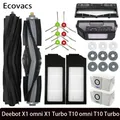 For Ecovacs Deebot X1 Omin/ TURBO T10 Omin / TURBO Accessories Vacuum Cleaner bags Main Brush Rag