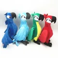 30CM New Rio 2 Movie Cartoon Plush Toys Blue Parrot Blu & Jewel Bird Dolls Christmas Gifts For Kids