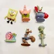 6Pcs/Set SpongeBob SquarePants Figure Bob Crab Boss Patrick Star Action Figures Patrick Star Anime