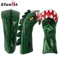 Golf Wood Cover For Driver Fairway Hybrid Protector PU Leather Waterproof Golf Headcover Set Golf