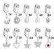 Fake Belly Ring Fake Belly Piercing Clip Butterfly Snake Navel Umbilical Belly Button Rings