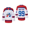 Bg Hockey su ghiaccio Jersey Racers 99 Gretzky Outdoor Sportswear maglie ricamo cucito di alta