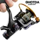 Carp Front Rear Double Brake Spinning Carp Fishing Reel 3000 4000 5000 6000 Metal Spool Fishing